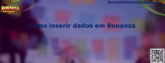 Como inserir dados em Bonanza